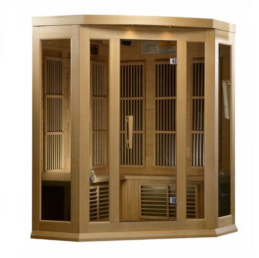 GoldenDesigns MX-K356-01 Hemlock LEMF Maxxus Far IR Sauna (New) Image