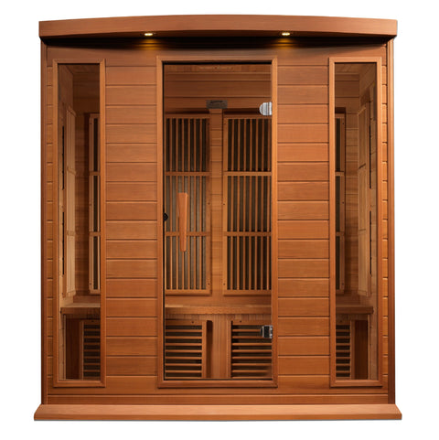 GoldenDesigns MX-K406-01-ZF CED Maxxus 4 Person Near Zero EMF FAR Infrared Sauna (New)