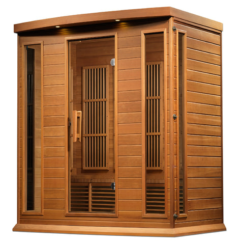 GoldenDesigns MX-K406-01-ZF CED Maxxus 4 Person Near Zero EMF FAR Infrared Sauna (New)