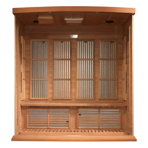 GoldenDesigns MX-K406-01-ZF CED Maxxus 4 Person Near Zero EMF FAR Infrared Sauna (New)