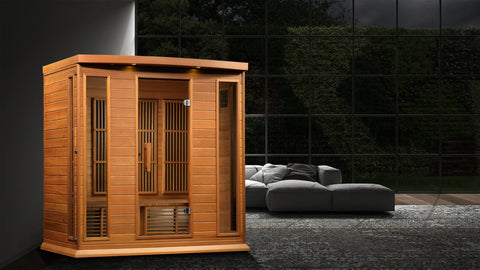 GoldenDesigns MX-K406-01-ZF CED Maxxus 4 Person Near Zero EMF FAR Infrared Sauna (New)