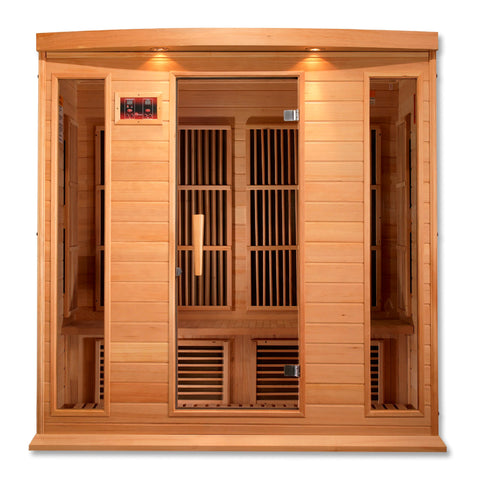 GoldenDesigns MX-K406-01 Hemlock LEMF Maxxus Far IR Sauna (New)