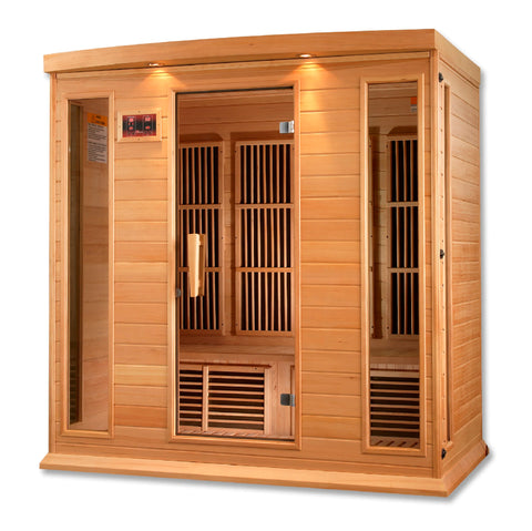 GoldenDesigns MX-K406-01 Hemlock LEMF Maxxus Far IR Sauna (New)