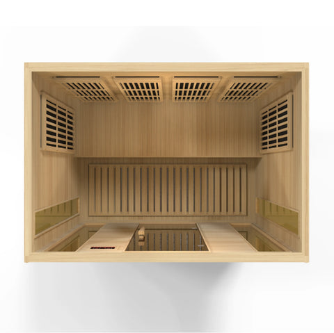 GoldenDesigns MX-K406-01 Hemlock LEMF Maxxus Far IR Sauna (New)