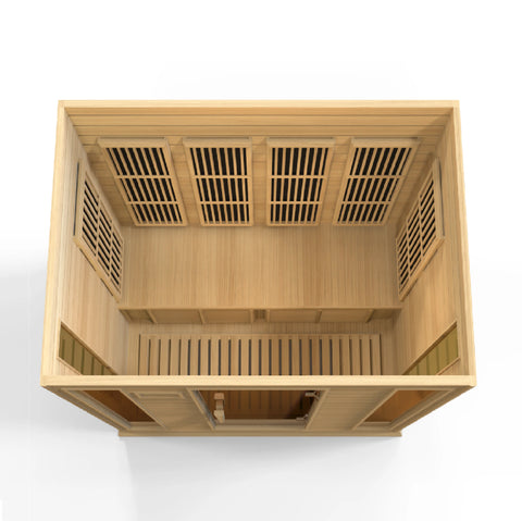 GoldenDesigns MX-K406-01 Hemlock LEMF Maxxus Far IR Sauna (New)