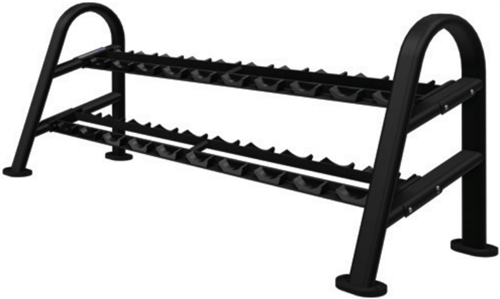 Nautilus Instinct Dumbbell Rack 10-Pair 2 Tier 9NN-R8001-60ARS (New) Image