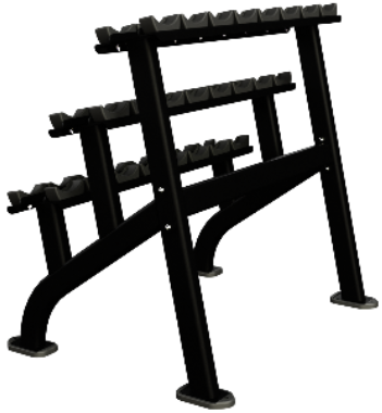 Nautilus Beauty Bell Rack 3 Tier 9NP-R8014-60AAS (New) Image 4