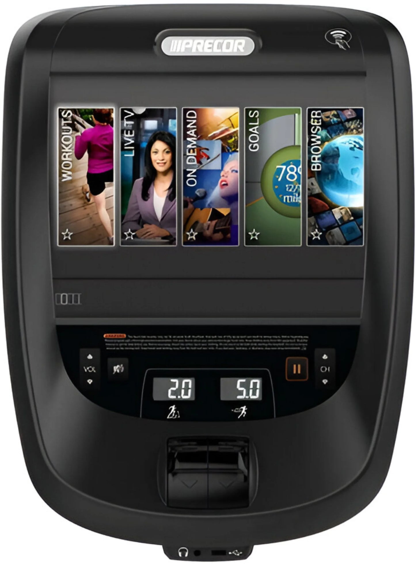 Precor EFX 885 Elliptical w/Converging Crossramp + p82 Console (Remanufactured) Image 9