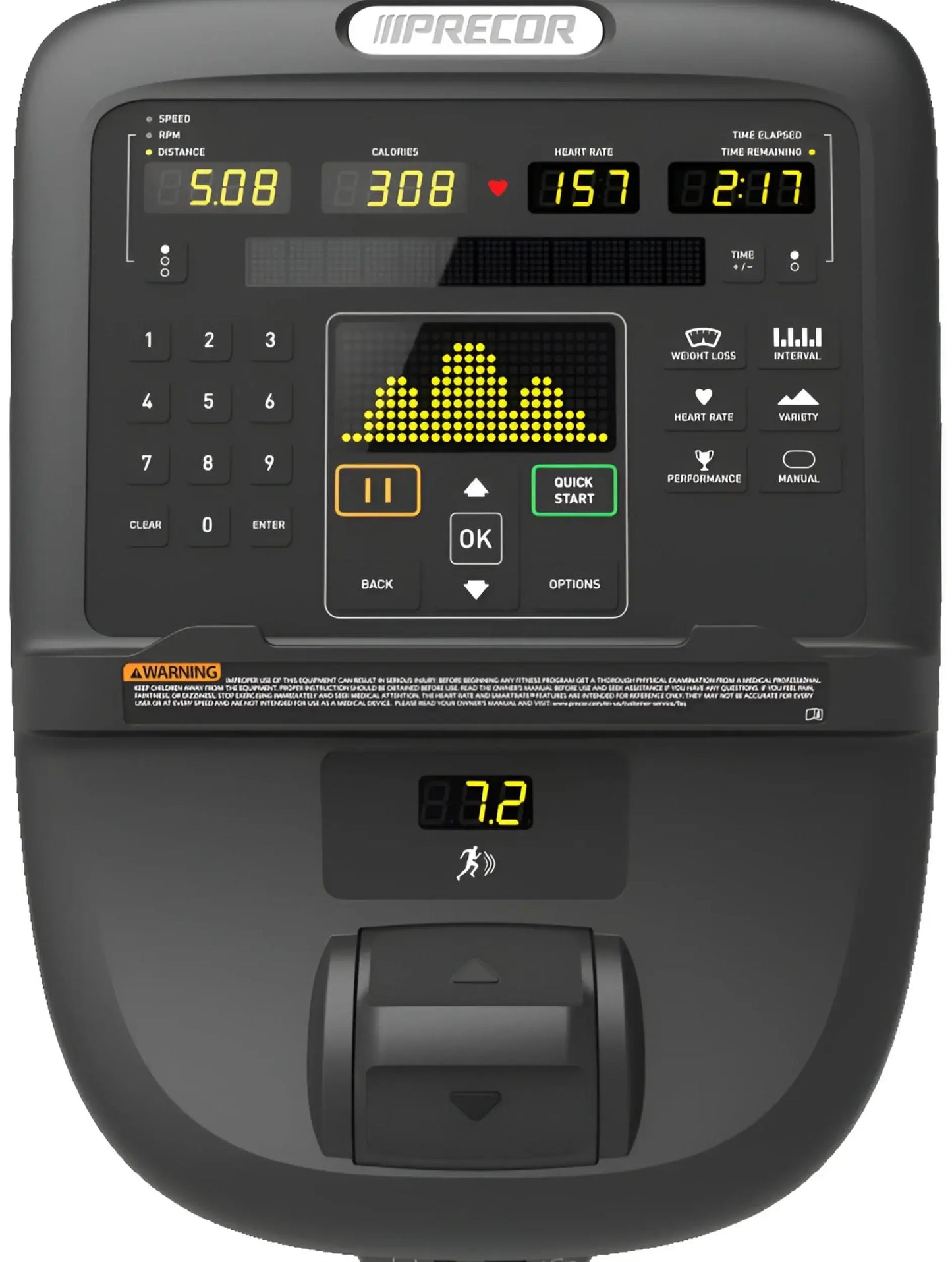 Precor TRM 835 Treadmill w/P31 Console (Remanufactured) Image 5