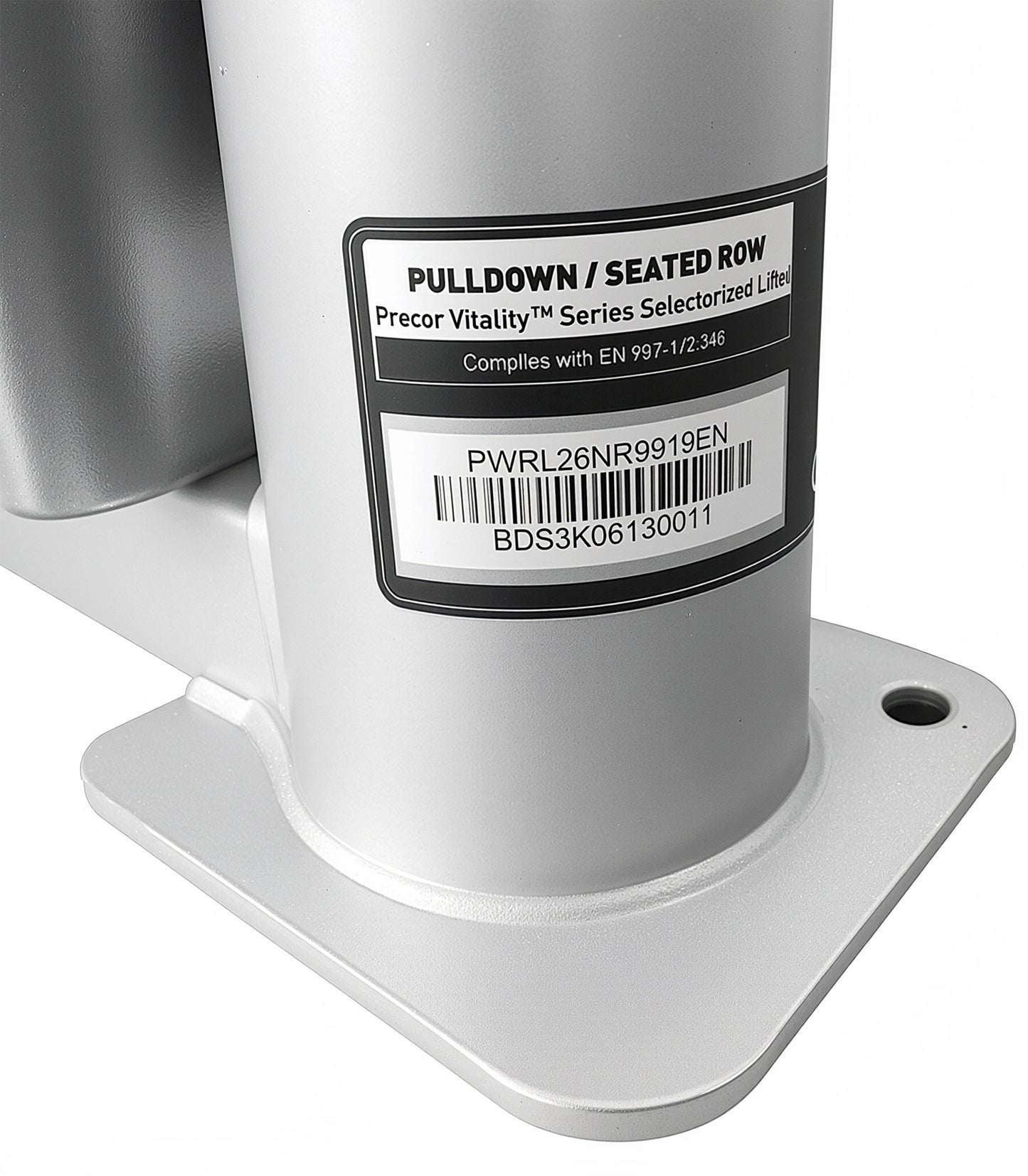 Precor Vitality S Line Dual Pulldown / Seated Row (Remanufactured) - Stand Close Up