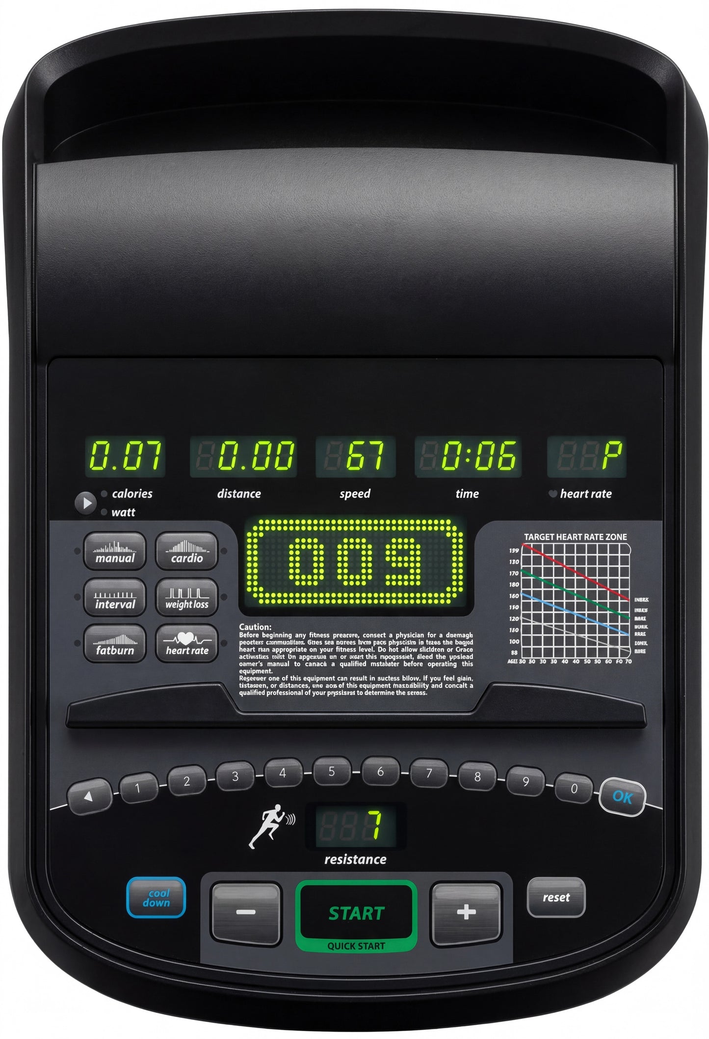 French Fitness RB600 Recumbent Bike w/LED Console (New)