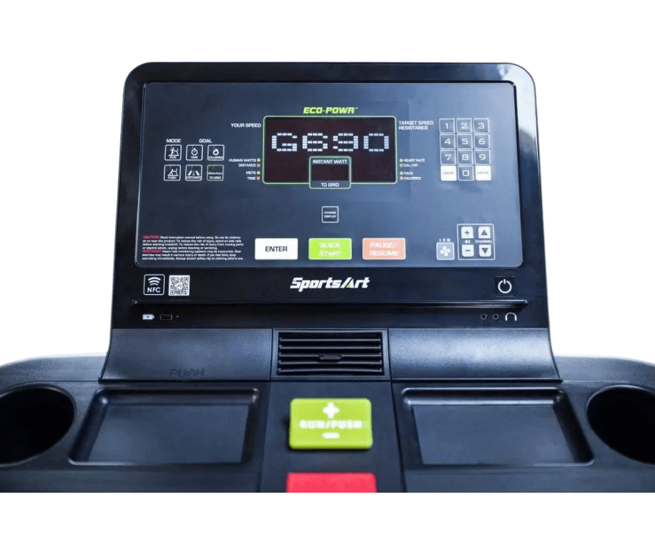 SportsArt G690 Verde Status Eco-Powr Treadmill (New) Image 7