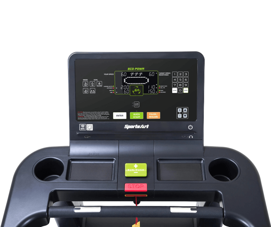 SportsArt N685 Verde Status Eco-Natural Treadmill (New) Image 8
