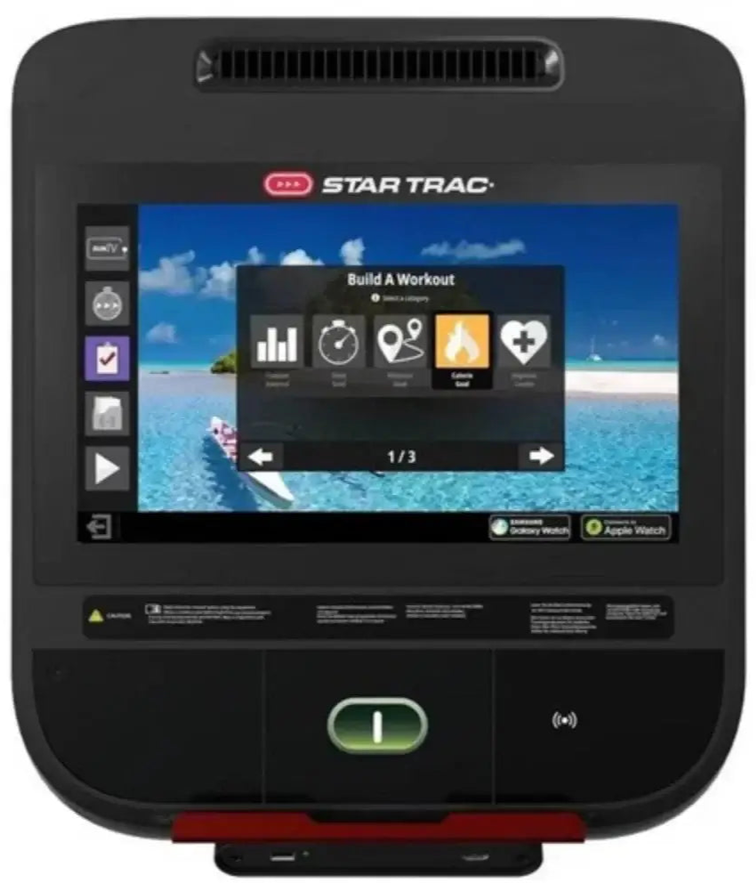 Star Trac 4 Series Recumbent Bike w/15" Embedded Display - Black (New)