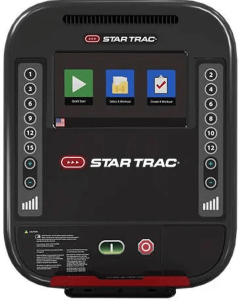 Star Trac 4 Series Treadmill w/10" Touch Display - Black (New) Image 3