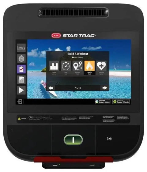 Star Trac 4 Series Treadmill w/15" Embedded Display - Black (New)