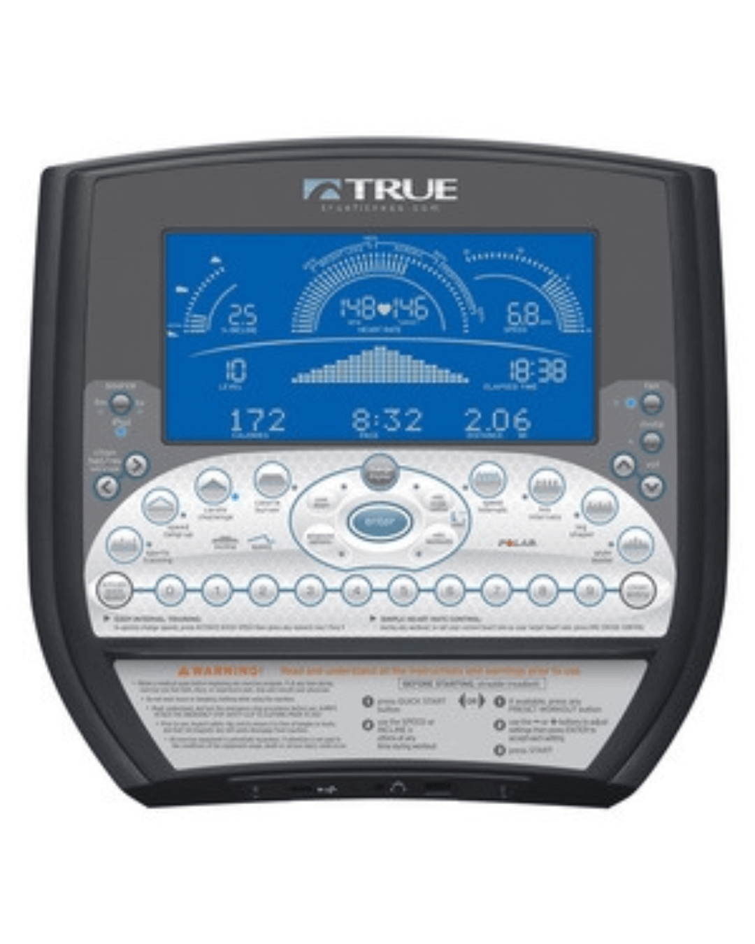 True Fitness CS550 Treadmill w/ LCD (Remanufactured) Image 3