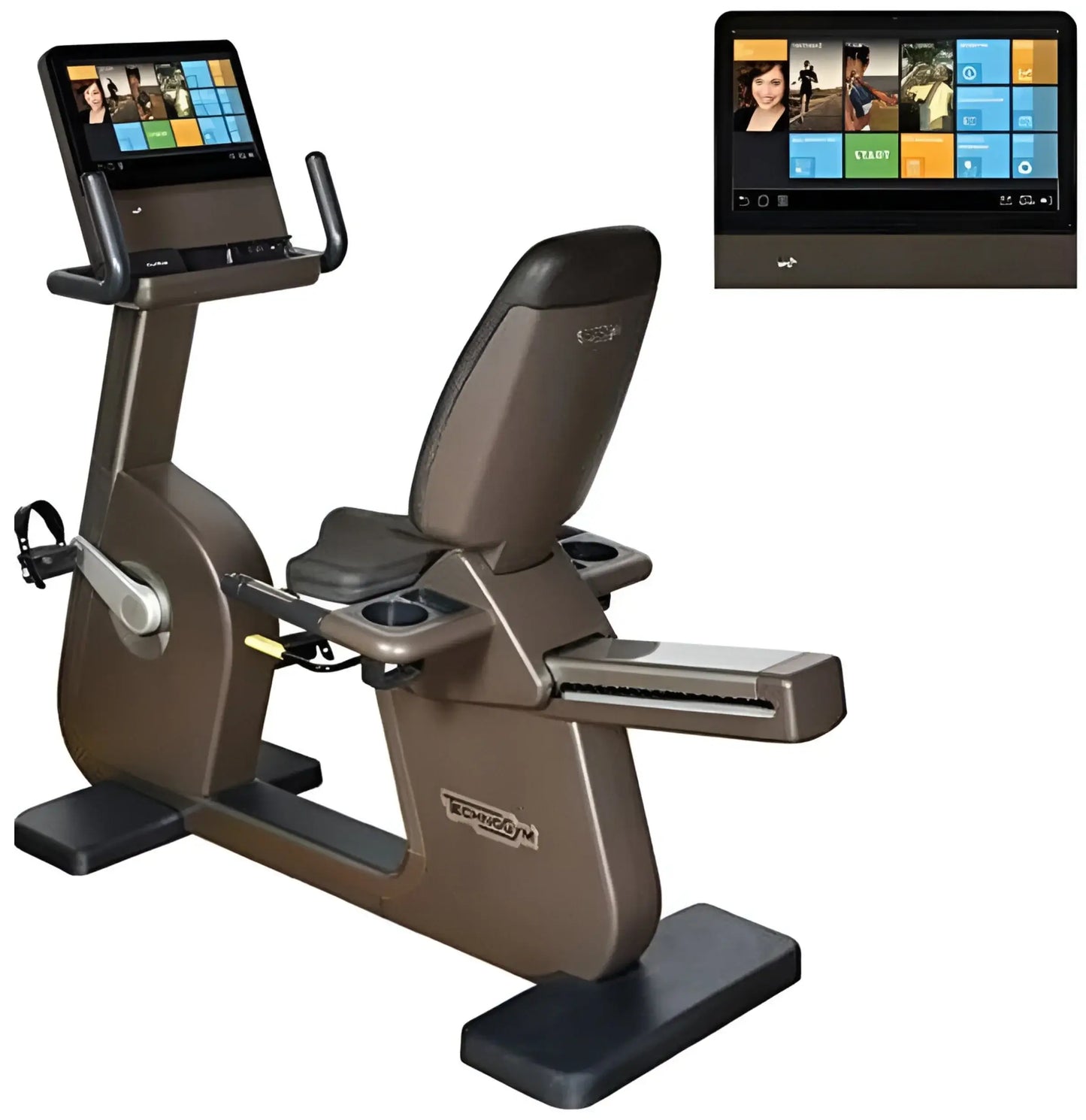 Technogym Artis Recumbent Bike w/Unity Console (Remanufactured) Image 4