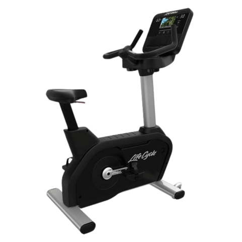 Life Fitness Integrity Series Upright Bike w/ X Console (Remanufactured) Image