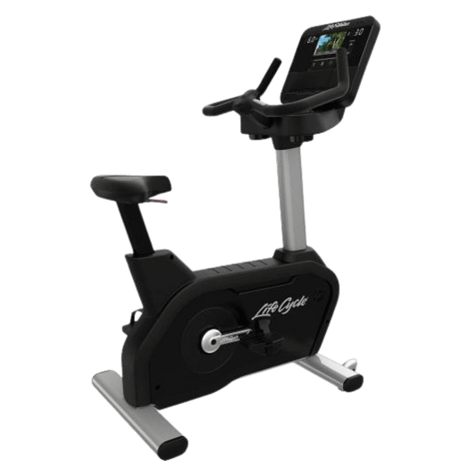 Life Fitness Integrity Series Upright Bike w/ X Console (Remanufactured) Image