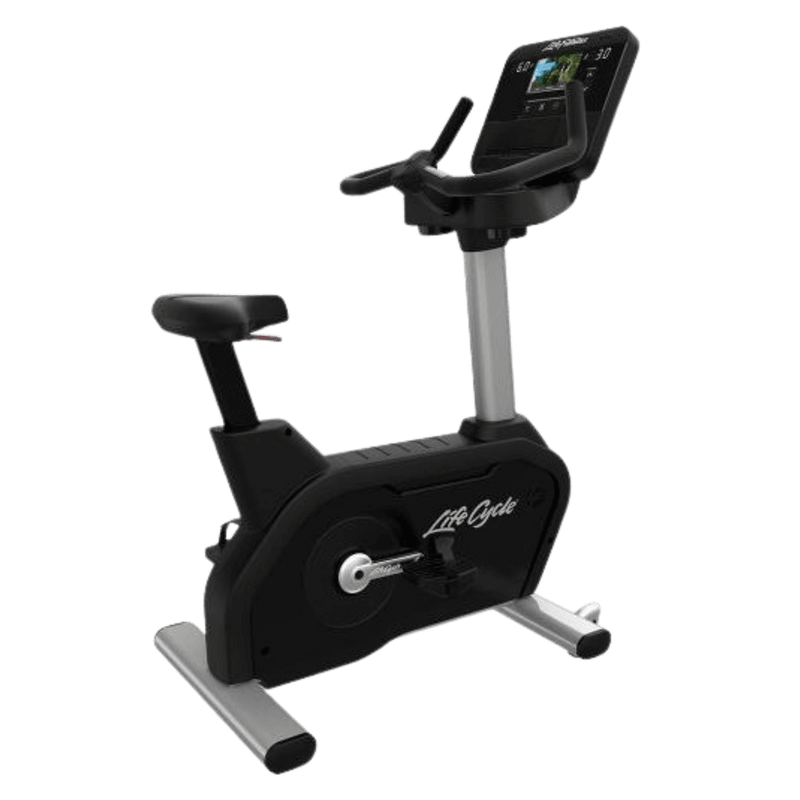 Life Fitness Integrity Series Upright Bike w/ X Console (Remanufactured) Image