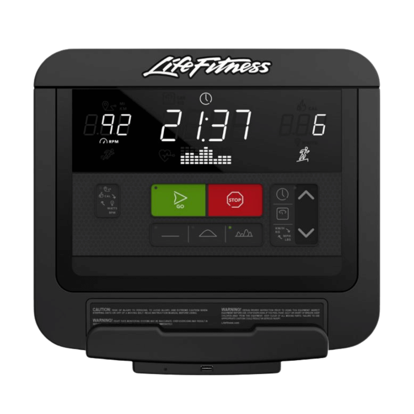 Life Fitness Integrity Series Upright Bike w/ C Console (Remanufactured) Image 3