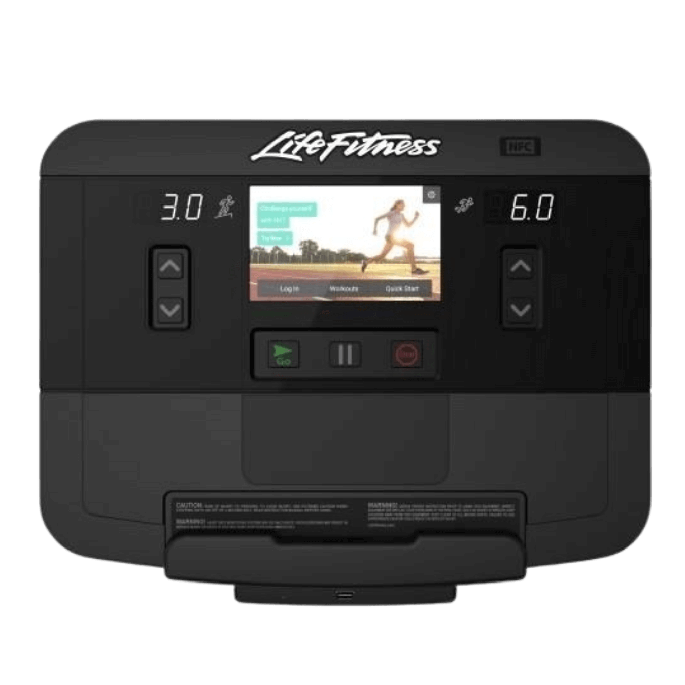 Life Fitness Integrity Series Upright Bike w/ X Console (Remanufactured) Image 2