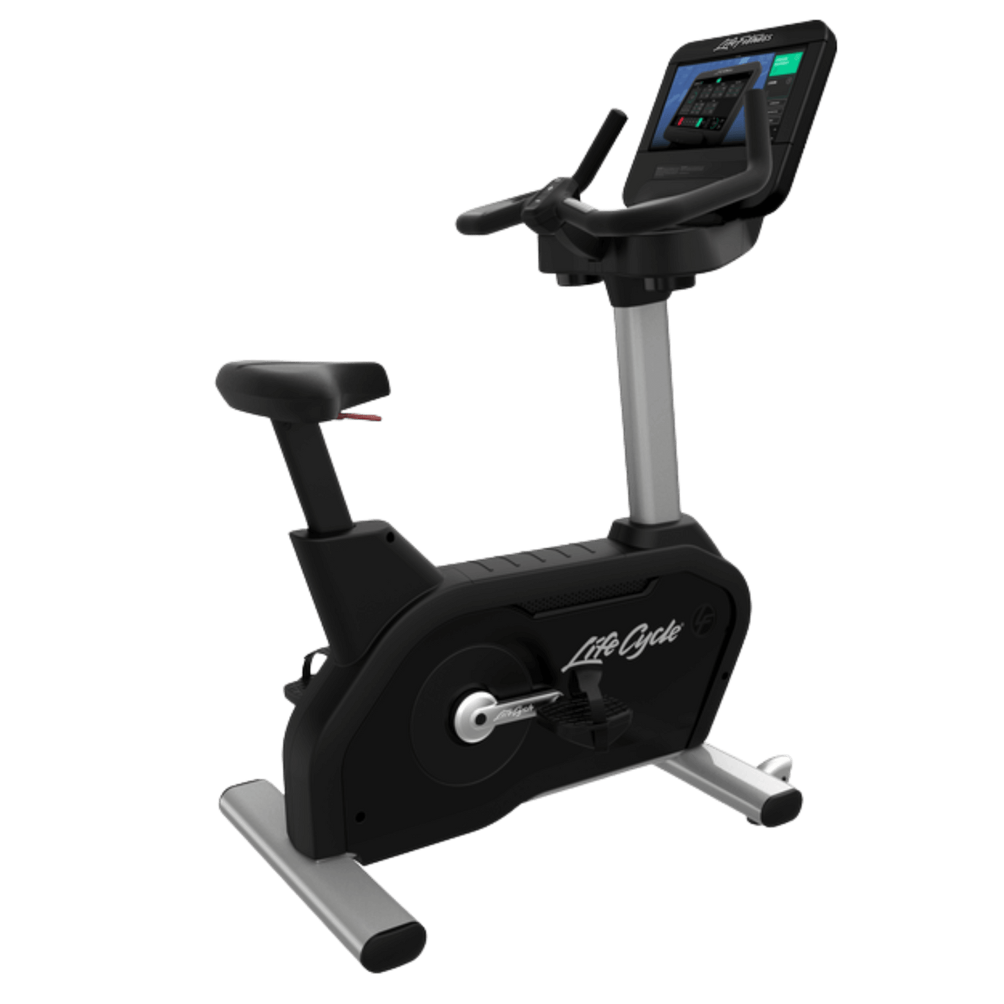 Life Fitness Integrity SE3 HD Upright Bike (Remanufactured) Image