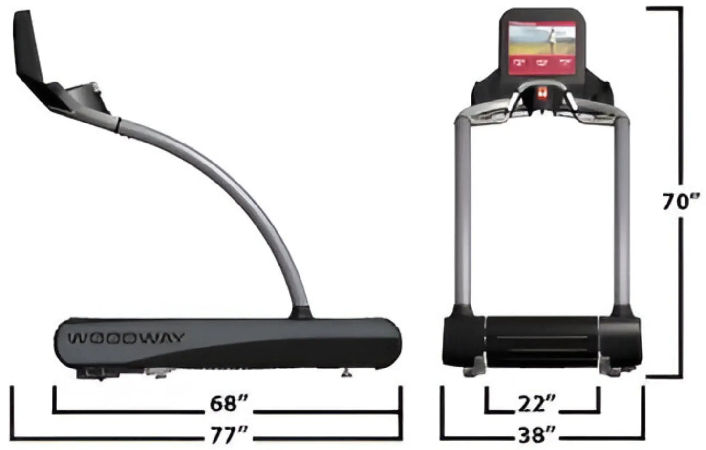 Woodway Desmo Elite Treadmill (Remanufactured) Image 3