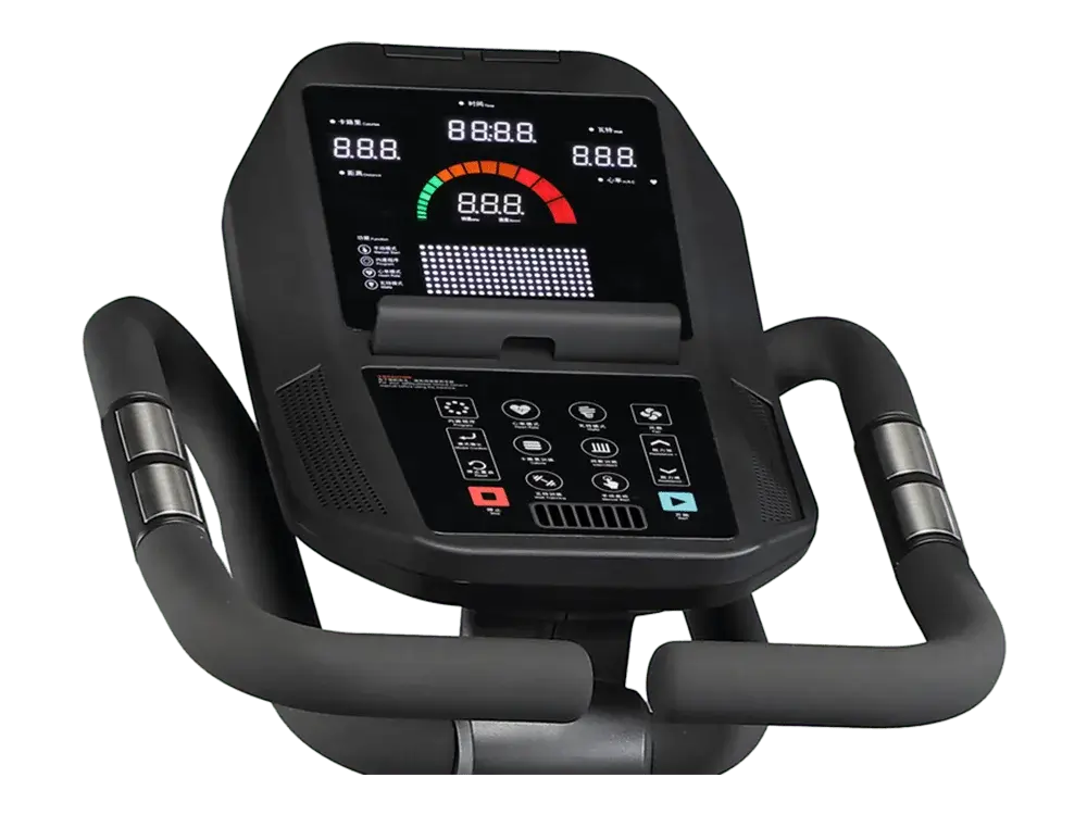 French Fitness E310 Elliptical Trainer w/LED Console, Cordless (New)