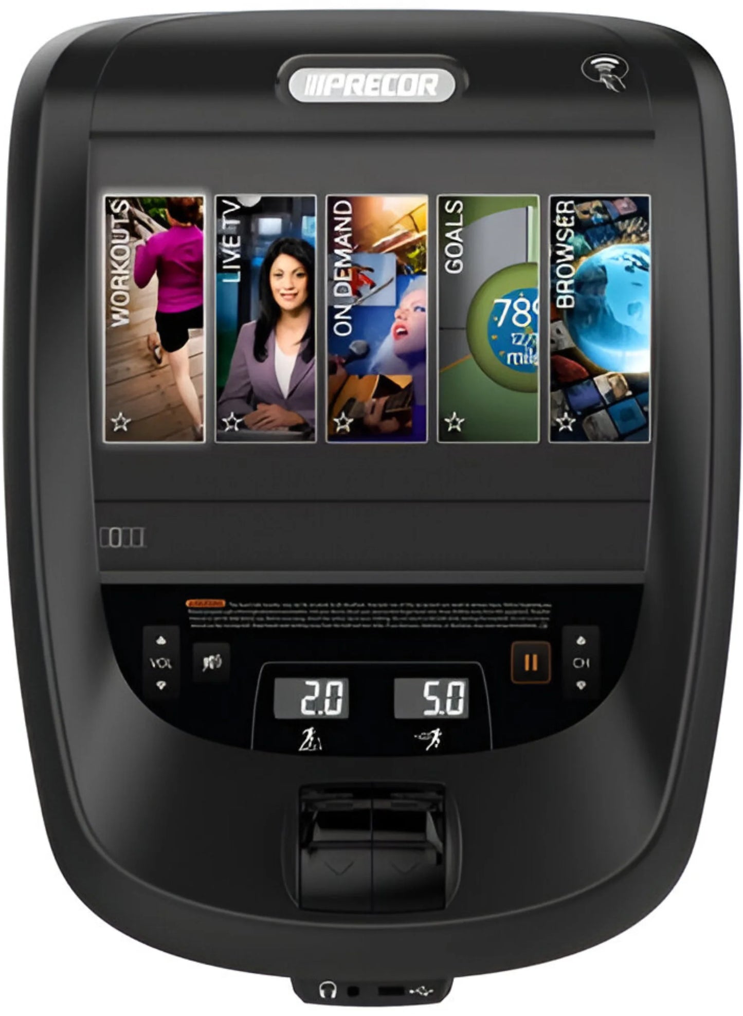 Precor AMT 885 with Open Stride w/P82 Console (Remanufactured) Image 4