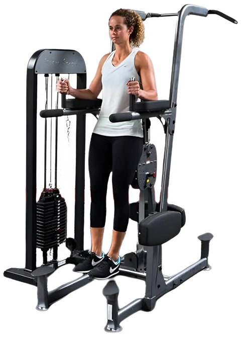 Body-Solid FCD-STK Pro-Select Weight Assisted Chin-Dip Machine (New)