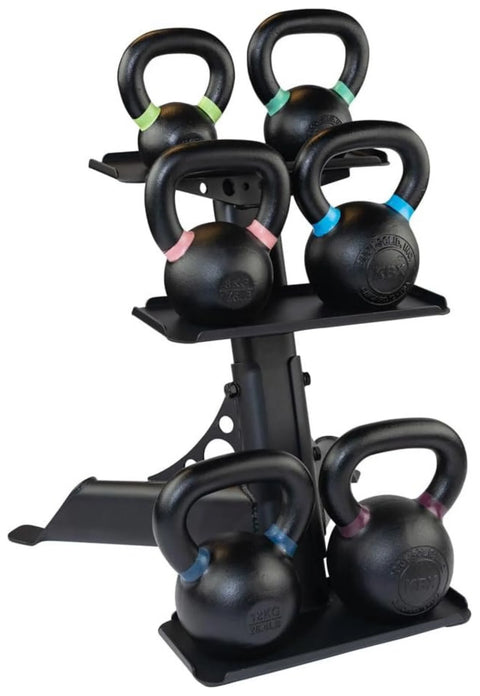 Body Solid GDKR50B 3-Tier Kettlebell Rack (New)