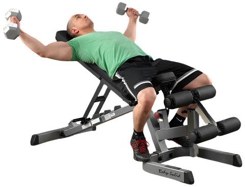 Body-Solid GFID71 Heavy Duty Flat Incline Decline Bench (New)