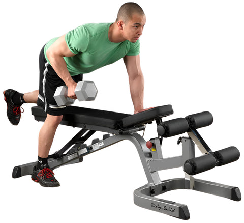 Body-Solid GFID71 Heavy Duty Flat Incline Decline Bench (New)