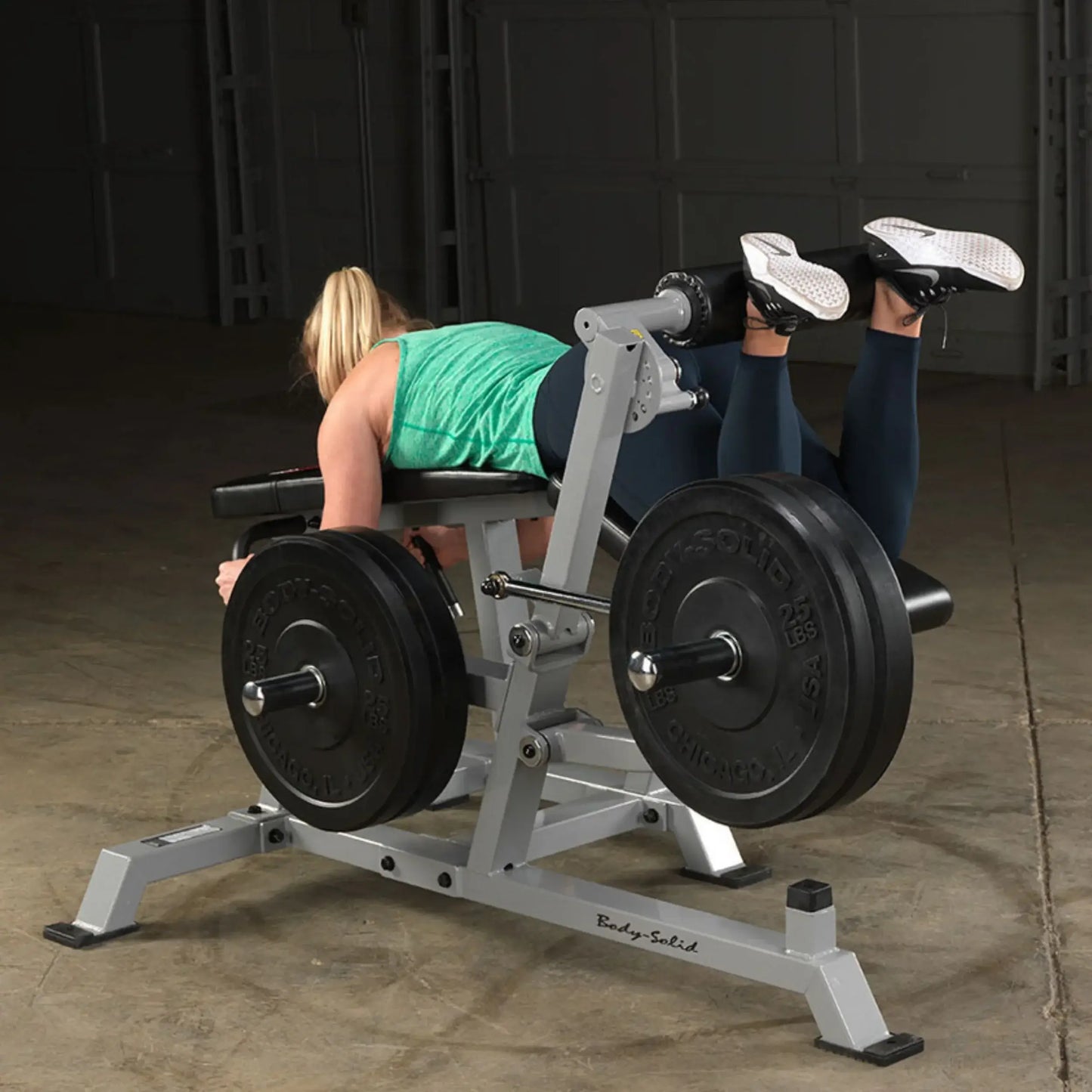 Body-Solid LVLC Leverage Prone Leg Curl Plate Loaded (New)