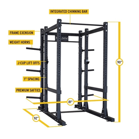 Body-Solid SPR1000Back Extended Power Rack (New)