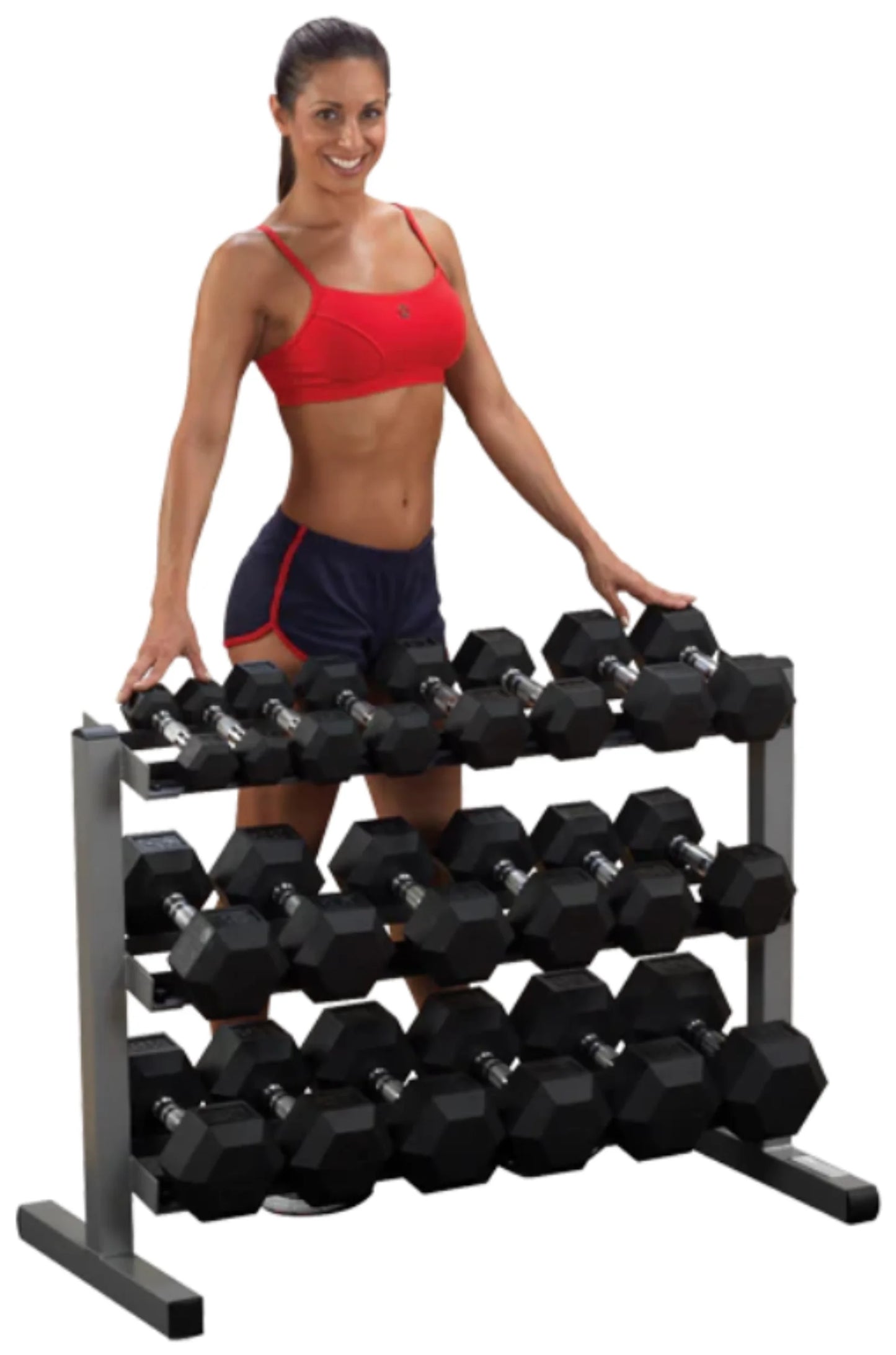 Body Solid GDR363 3 Tier Dumbbell Rack (New)