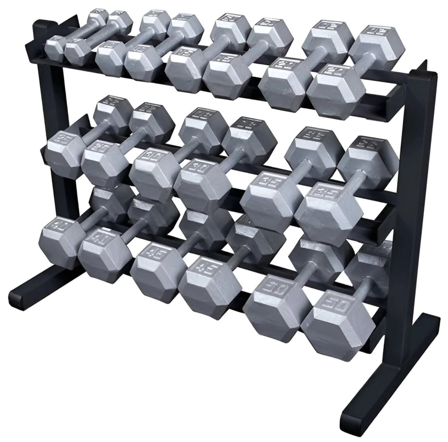 Body Solid GDR363B 3 Tier Dumbbell Rack (New)