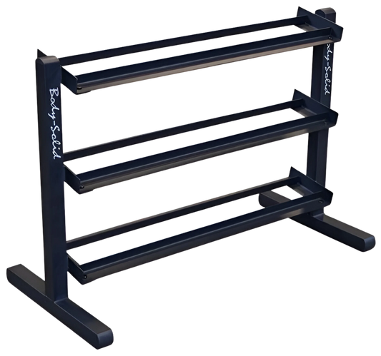 Body Solid GDR363B 3 Tier Dumbbell Rack (New)