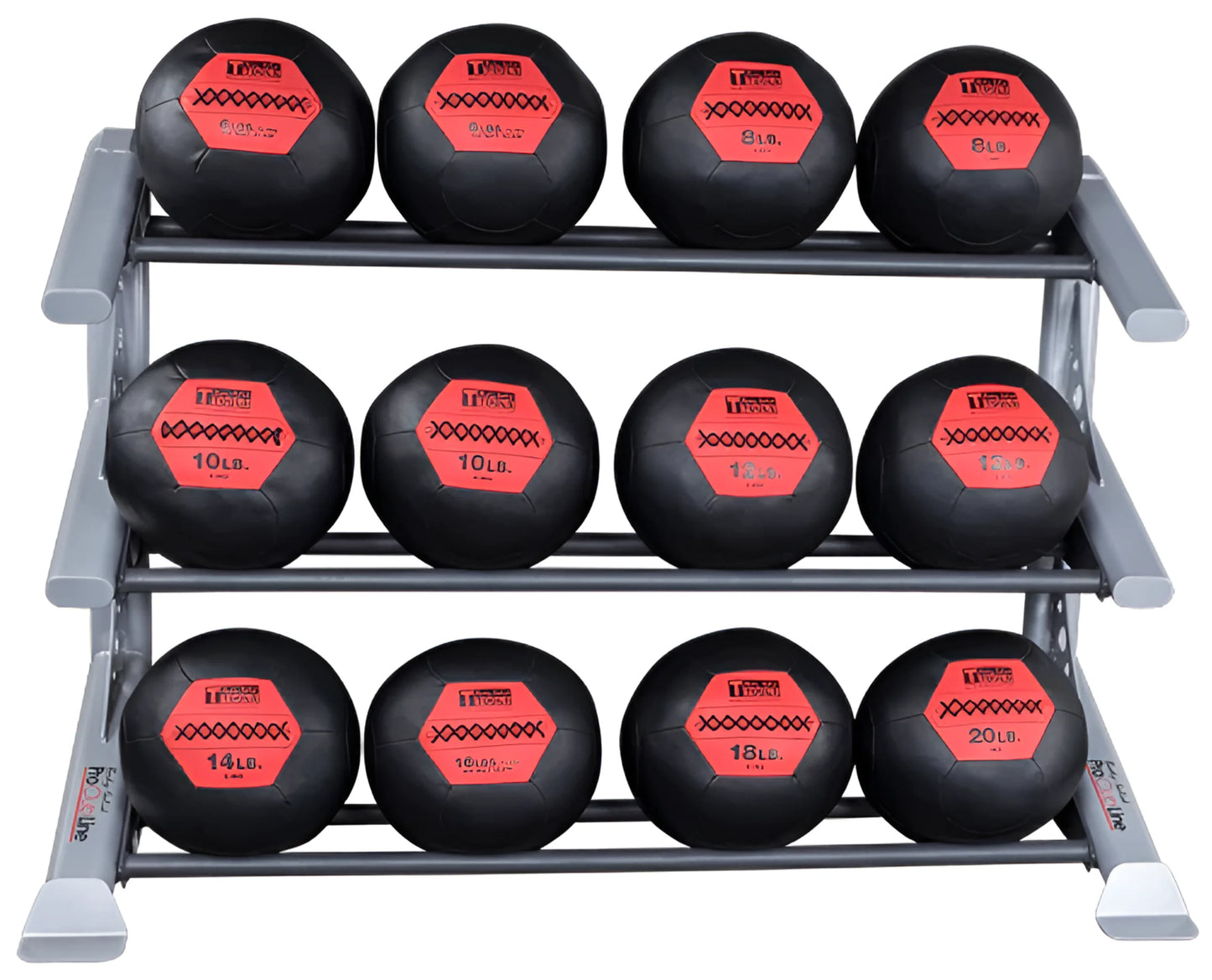 Body Solid SDKR1000MB 3 Tier PCL Medicine Ball Rack (New)