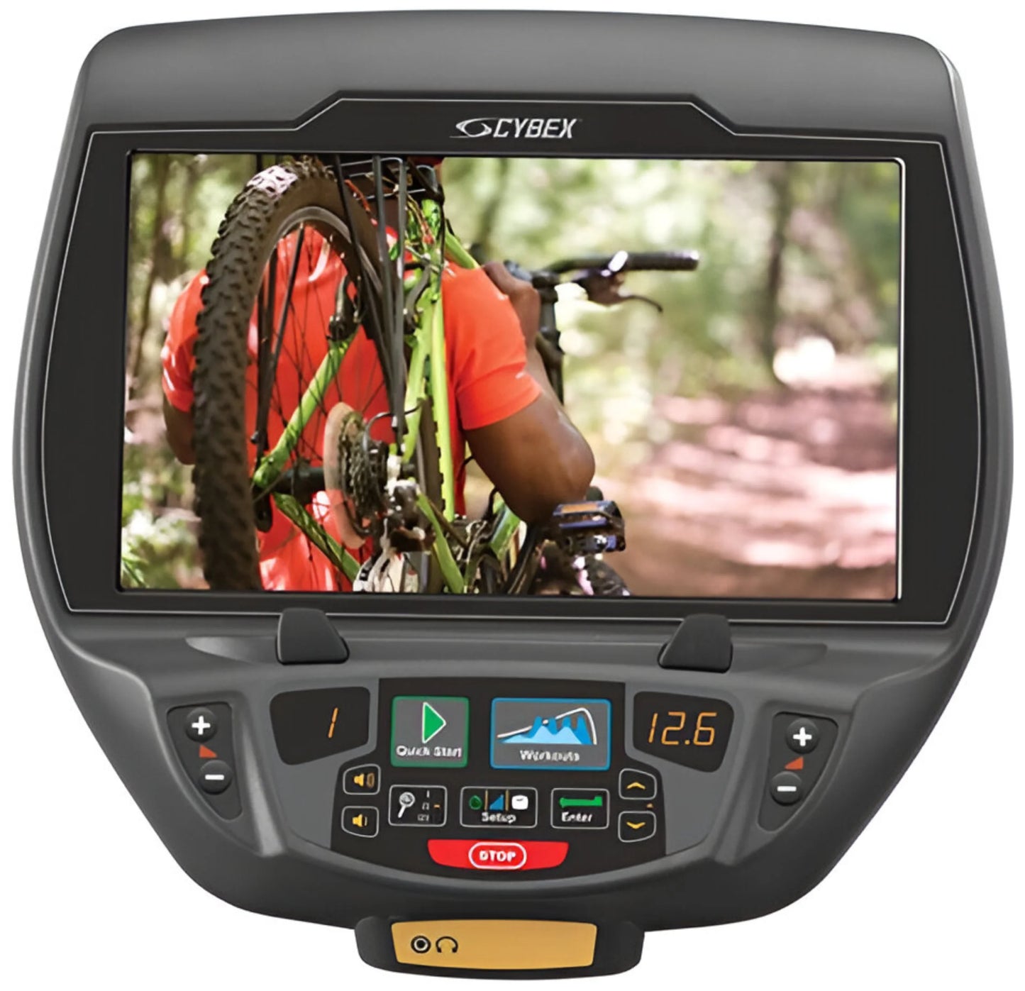 Cybex - 625R Recumbent Bike w/E3 Console (Remanufactured) - Close Up View