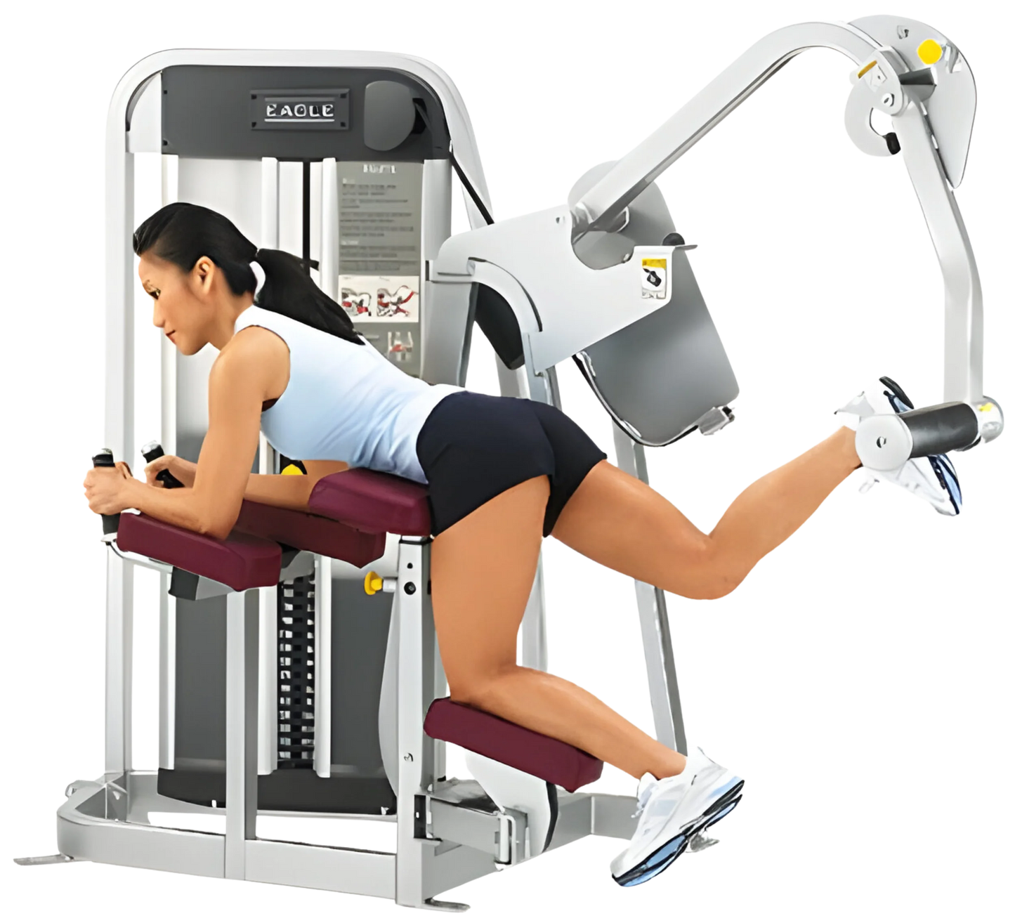 Cybex Eagle Glute 11170 (Remanufactured) - Angled View with User