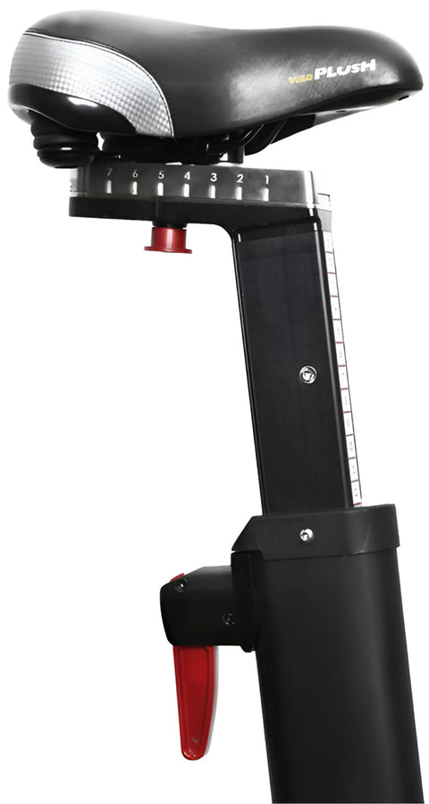 Expresso Fitness HD Upright Bike HDU (Remanufactured) - Close Up Seat View