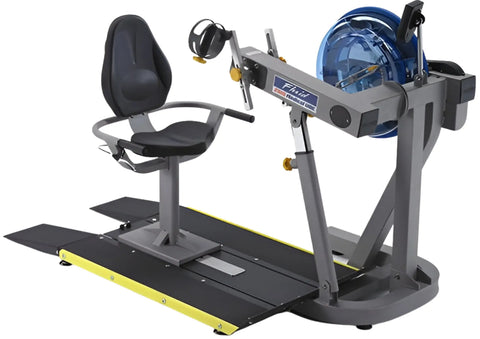 First Degree Fitness E920 Medical Fluid UBE (Remanufactured) - Angled View with Seat