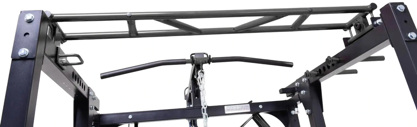 French Fitness Folding Cable Power Rack / Cage - Black (New) Image 23