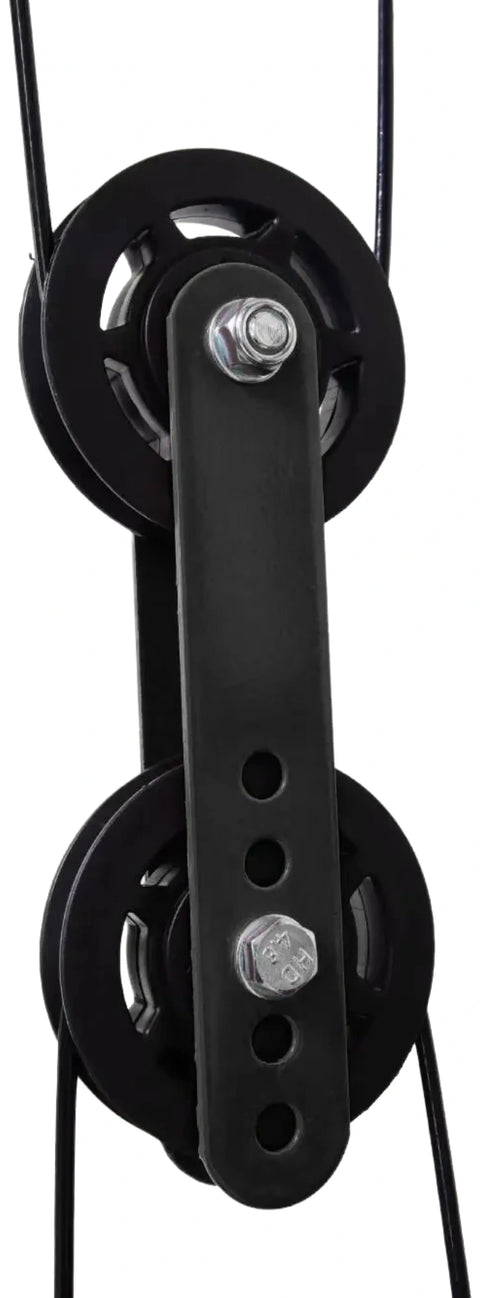 French Fitness Folding Cable Power Rack / Cage - Black (New)