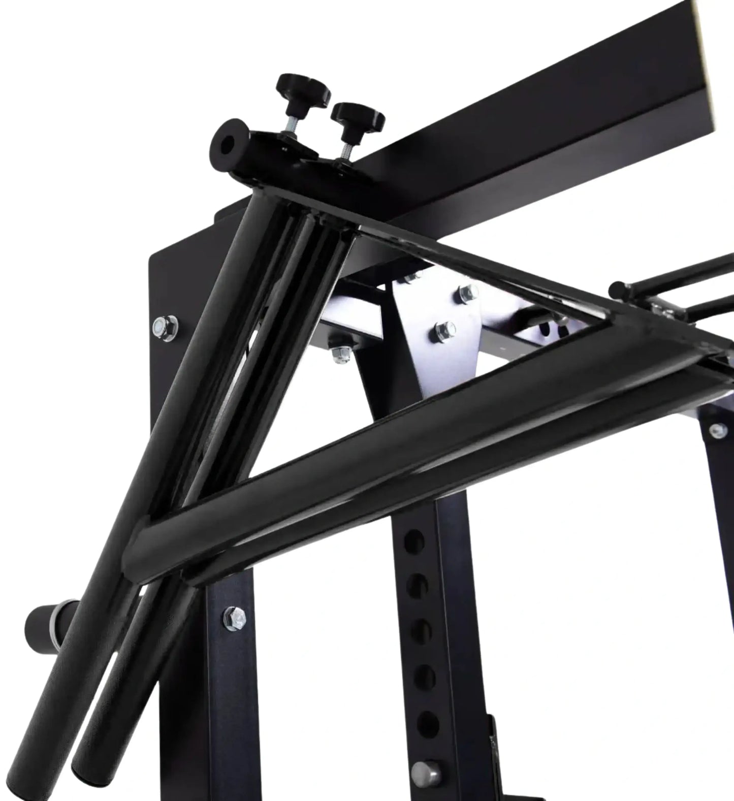 French Fitness Folding Cable Power Rack / Cage - Black (New) Image 14