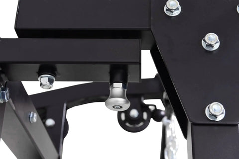 French Fitness Folding Cable Power Rack / Cage - Black (New) Image 7