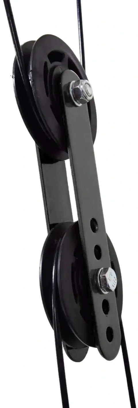 French Fitness Folding Cable Power Rack / Cage - Black (New) Image 12